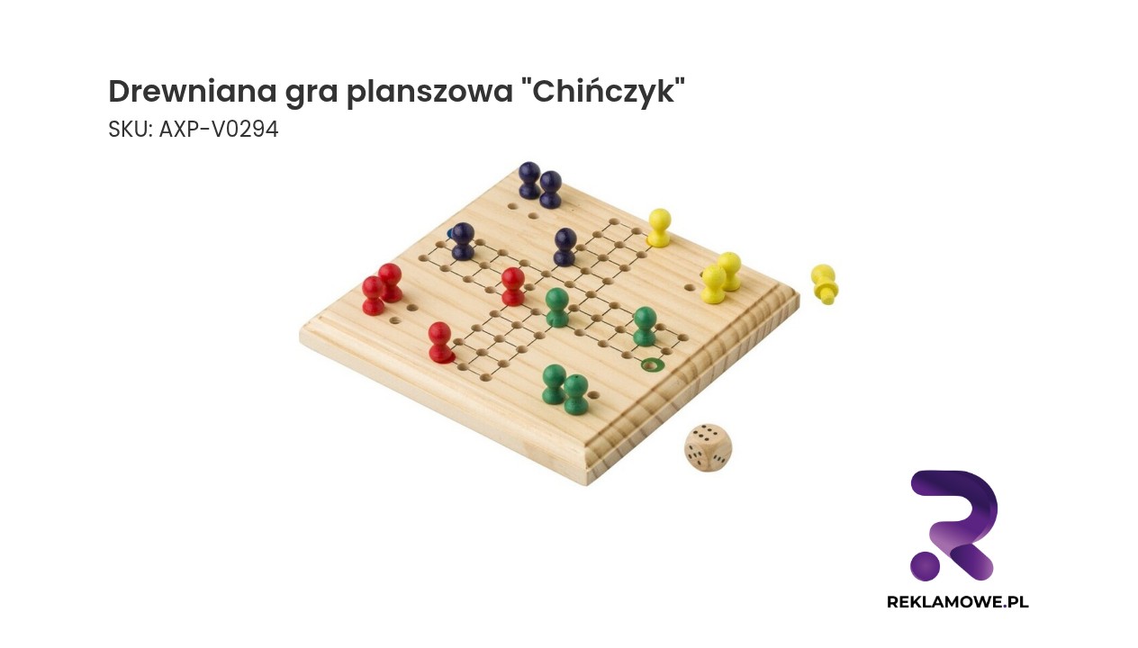 Drewniana gra planszowa dla całej rodziny