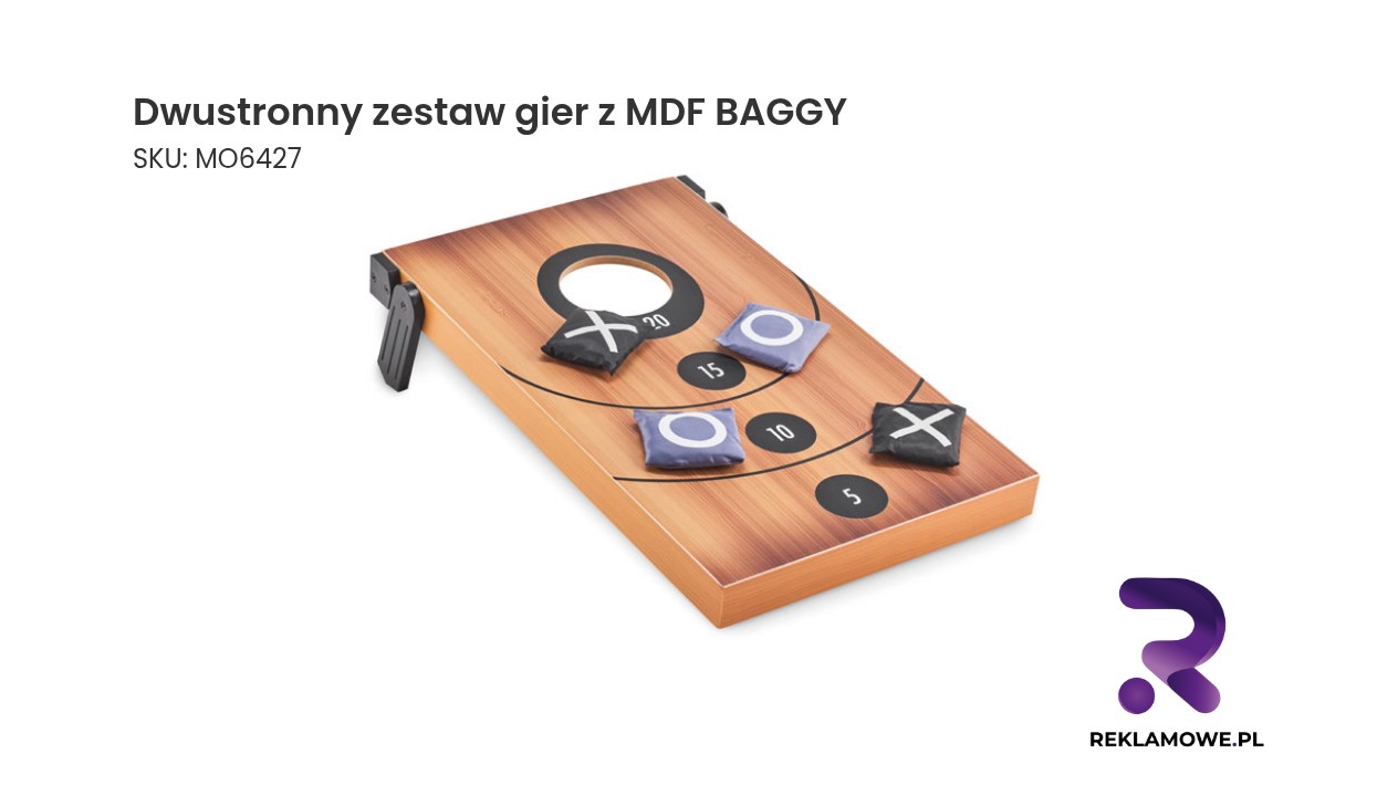 Dwustronne gry MDF marki BAGGY