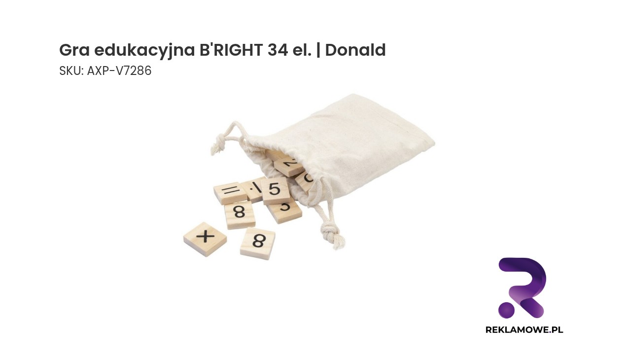 Gra edukacyjna BRIGHT 34 elementy
