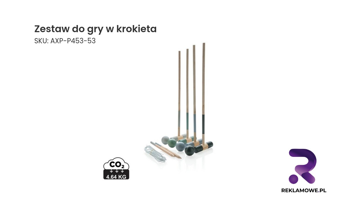 Zestaw do gry w krokieta Zestaw do gry w krokieta na trawie
