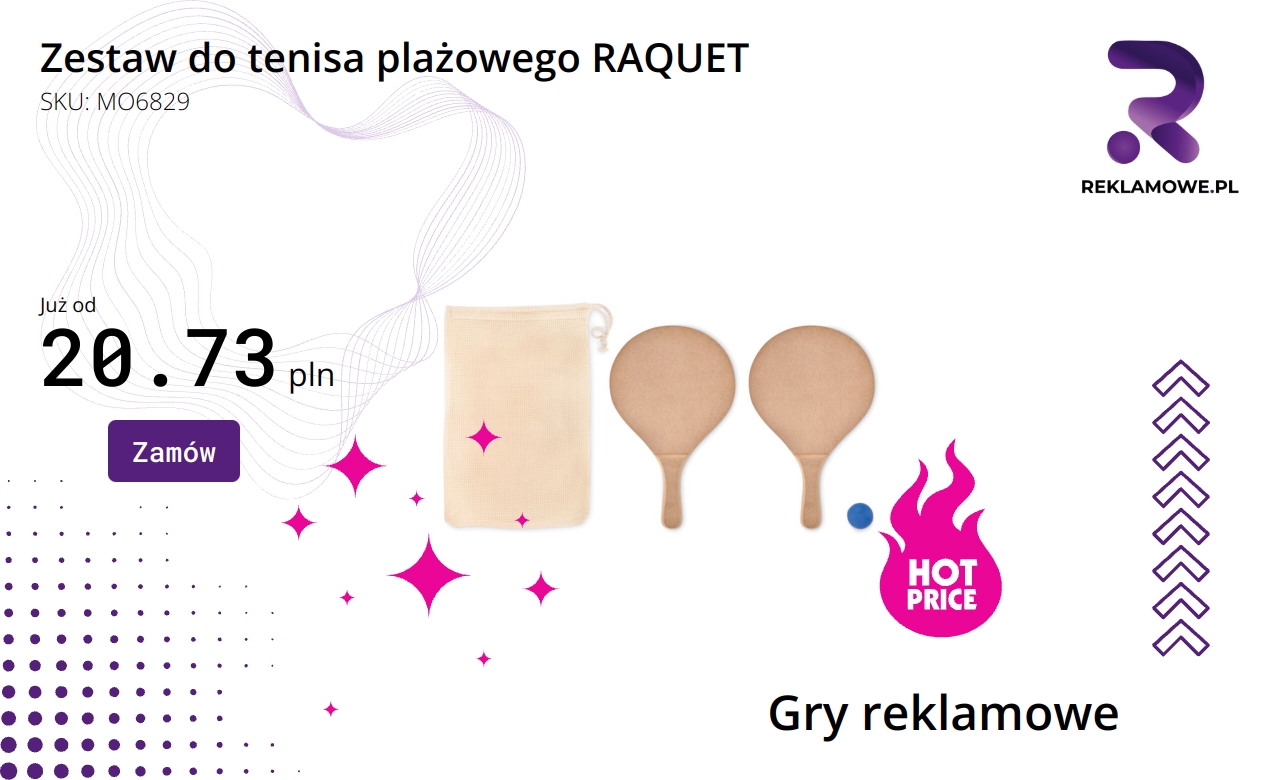 Zestaw do tenisa plażowego RAQUET