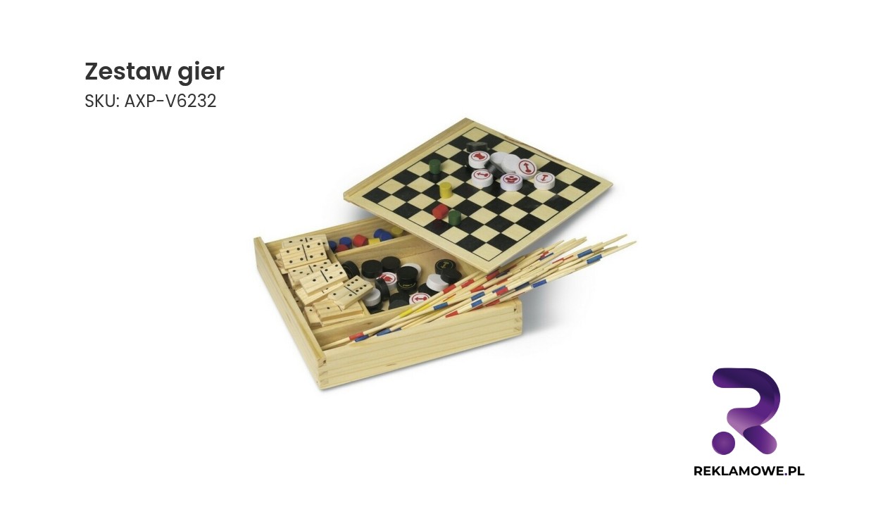 Zestaw różnych gier rodzinnych