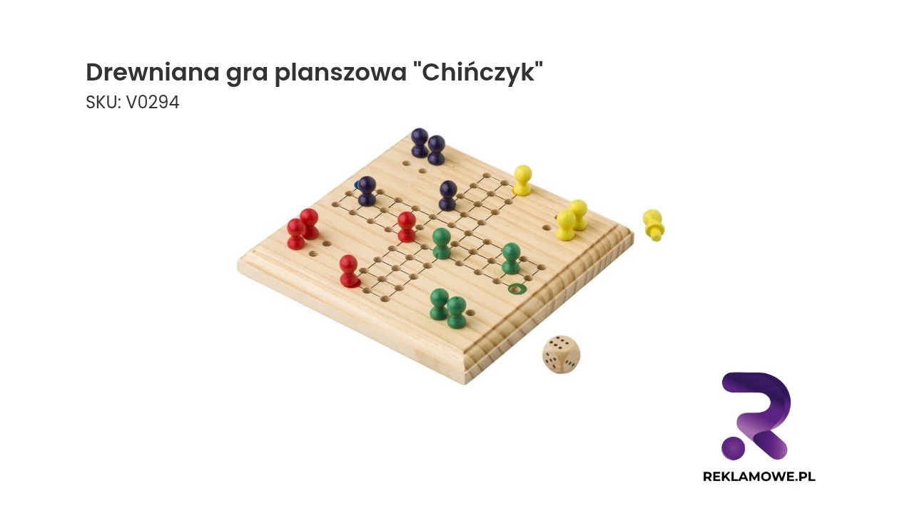 Drewniana gra planszowa dla całej rodziny