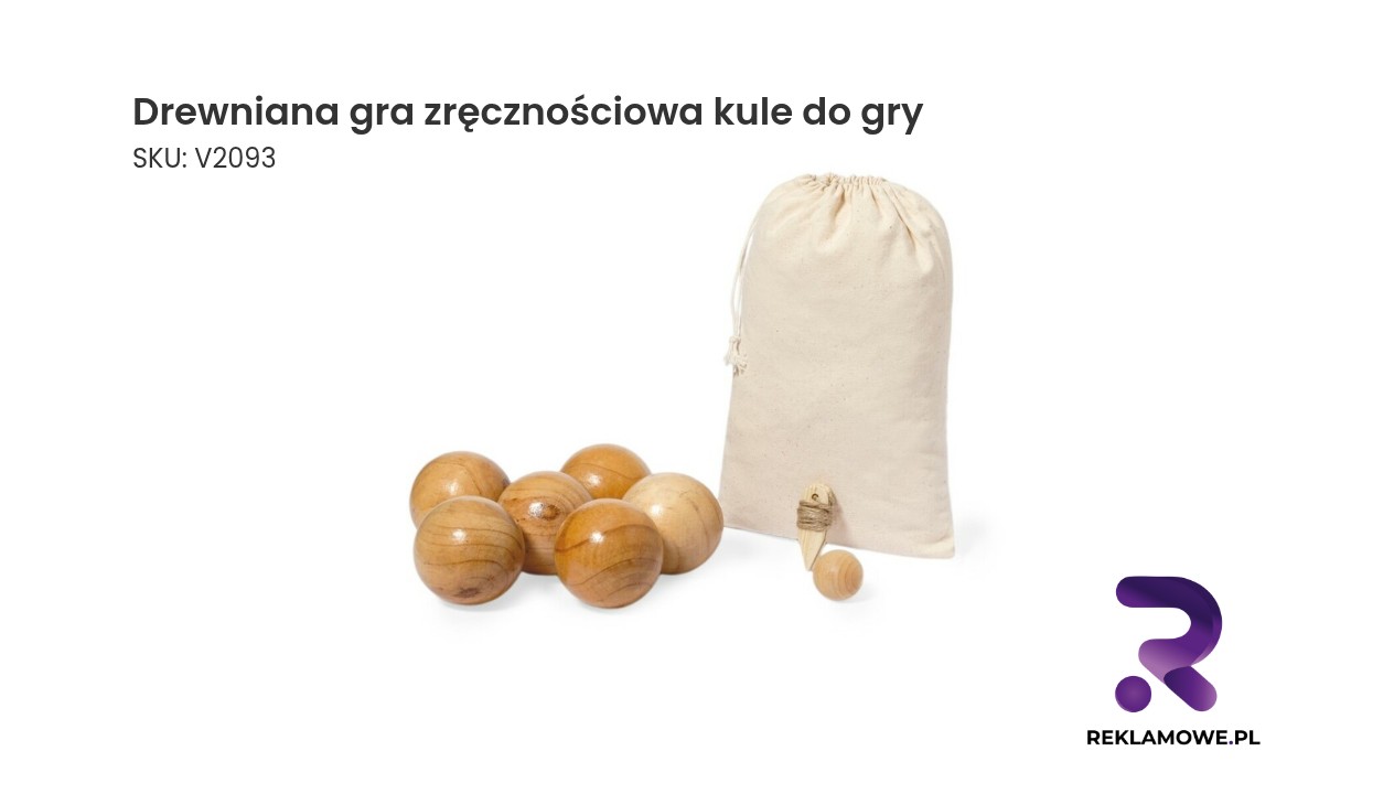 Drewniana gra zręcznościowa kule do gry