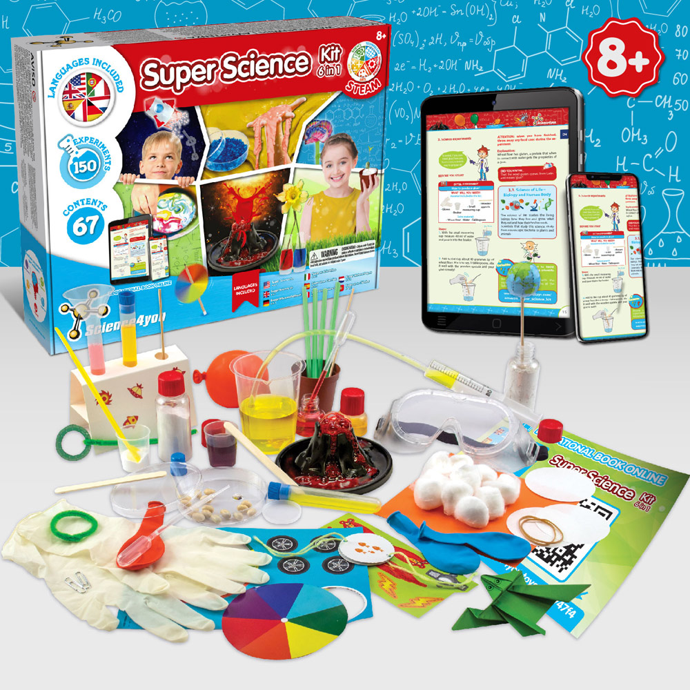 Gra reklamowa 6 in 1 super science kit i. gra edukacyjna dla dzieci 35815_100-c 6 in 1 Super Science Kit I. Gra edukacyjna dla dzieci 35815_100-c