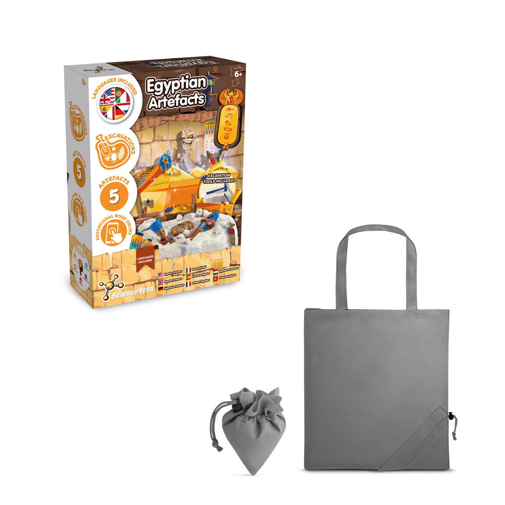 Ancient Egypt Excavation Kit V. Gra edukacyjna dostarczany ze składaną torbą prezentową 190T 35855_set