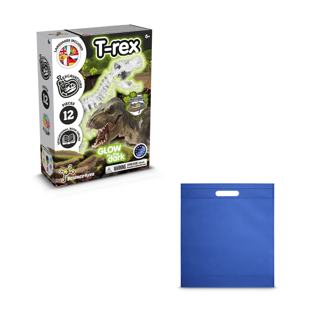 Fossil Excavation Kit IV. Gra edukacyjna dostarczany z torebką prezentową z włókniny (80 g/m²) 35821_set
