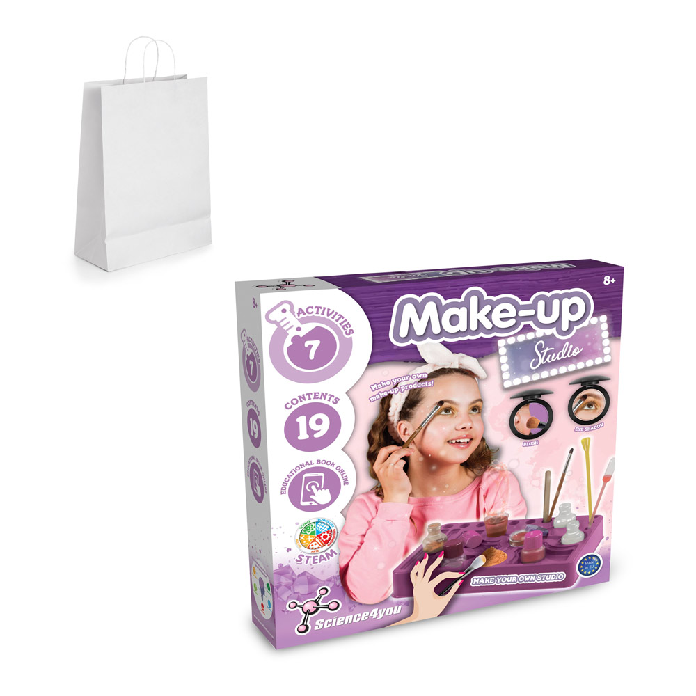 Makeup Studio Kit III. Gra edukacyjna dostarczany z papierową torebką prezentową (100 g/m²) 35849_set