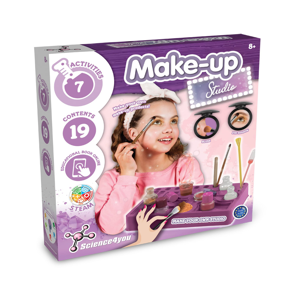 Makeup Studio Kit IV. Gra edukacyjna dostarczana z papierową torebką prezentową (115 g/m²) 35850_set