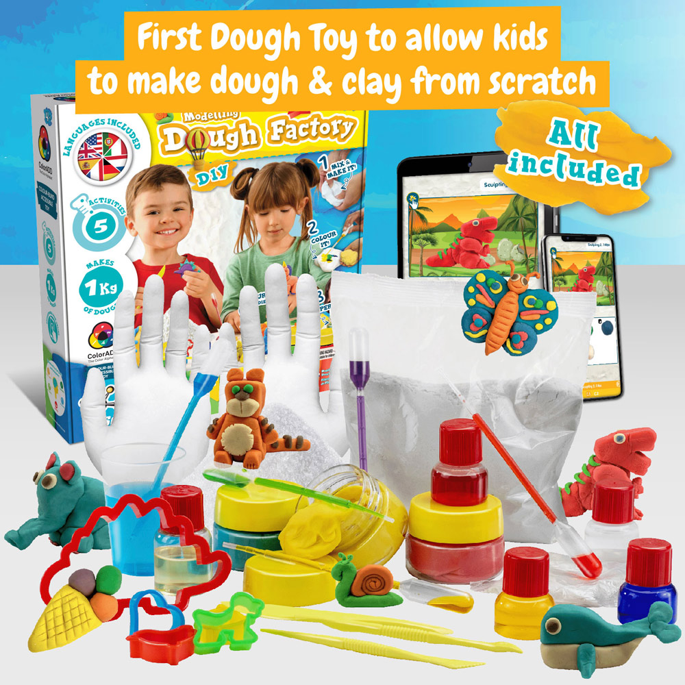 Gra reklamowa modeling dough factory kit i. gra edukacyjna dla dzieci 35800_100-b Modeling Dough Factory Kit I. Gra edukacyjna dla dzieci 35800_100-b