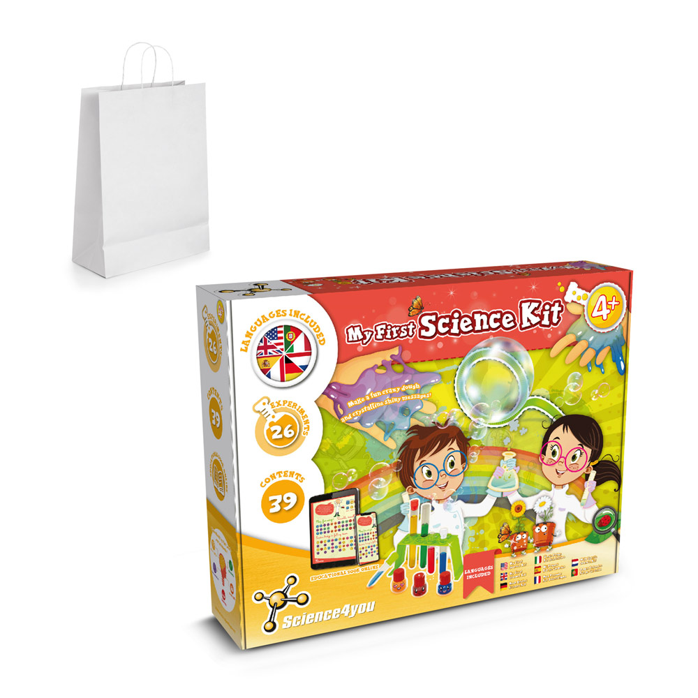 My First Science Kit II. Gra edukacyjna dostarczany z papierową torebką prezentową (100 g/m²) 35813_set