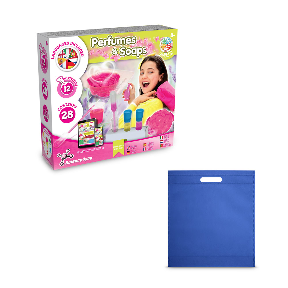 Perfume & Soap Factory Kit IV. Gra edukacyjna dostarczany z torebką prezentową z włókniny (80 g/m²) 35845_set