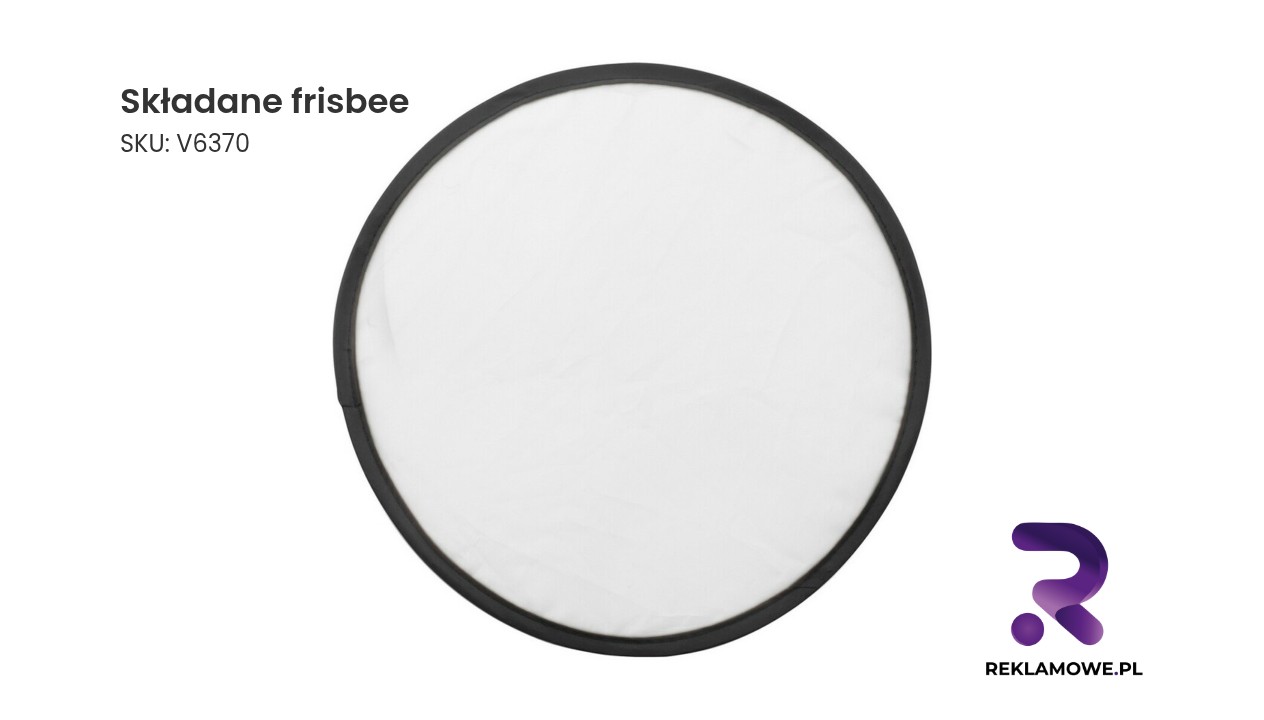 Składane frisbee w kolorze niebieskim