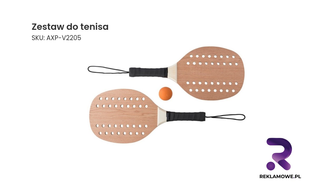 Zestaw do tenisa Zestaw do tenisa z rakietą i piłkami