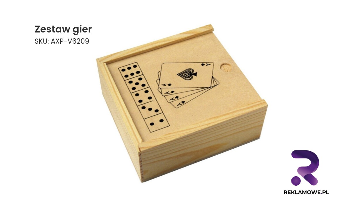 Zestaw różnych gier planszowych